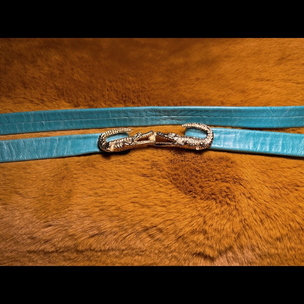 Turquoise Belt • Alligator Clasp